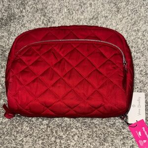 Vera Bradley Quilted Red Cosmetic Bag
